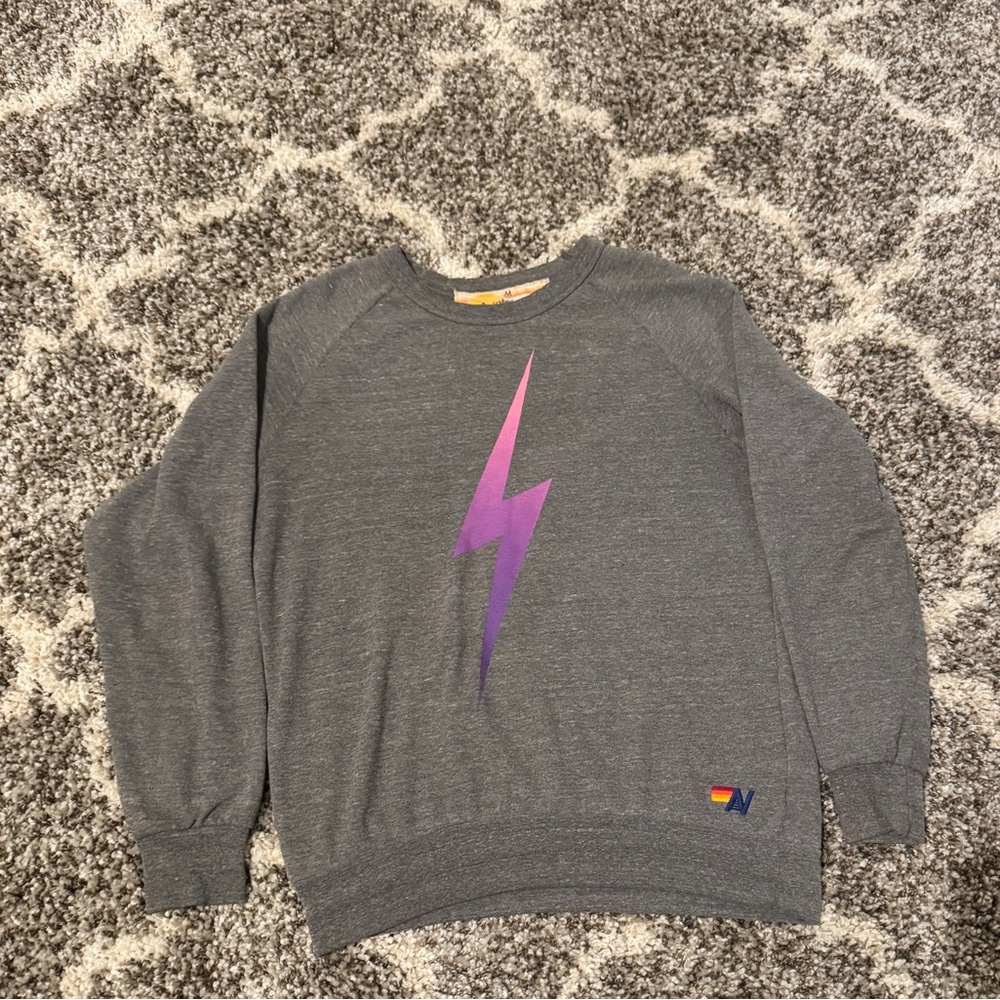 Aviator Nation Charcoal Gray Sweatshirt